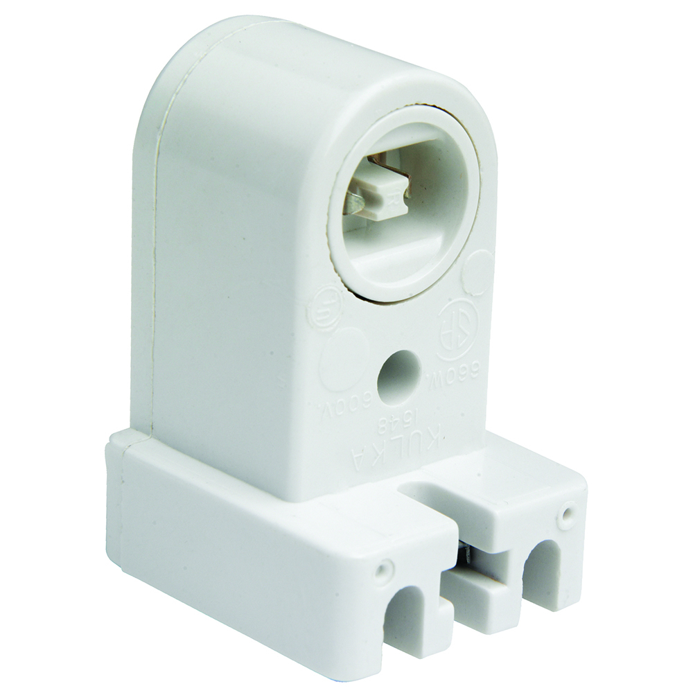 Pedestal type, recessed, fixed, quick wire terminals (for 800 and 1500 ma t-12 lamps) white.