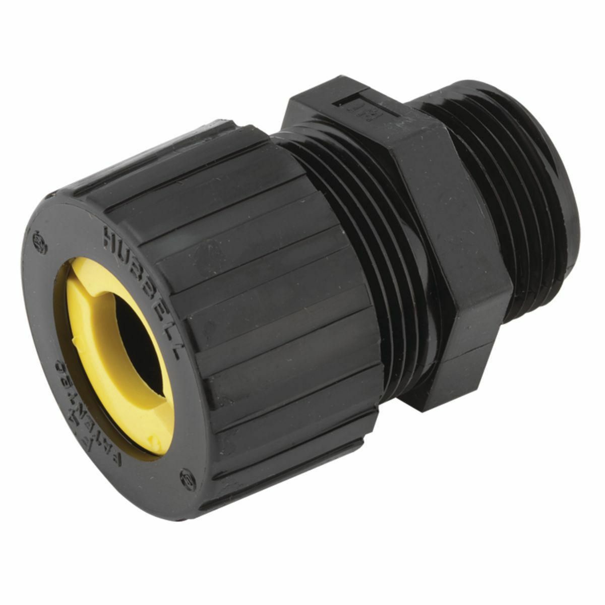 Straight Strain Relief Connectors Nylon, .062 - .125 In. Cable Ranges