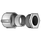 OZ-Gedney Type 4 Three Piece Coupling, Trade Size: 3/4 IN, 1-3/4 IN Outside Diameter, Length: 1-5/8 IN, Flexibility: RMC And IMC, Malleable Iron, Connection: Threaded, Third Party Certification: UL File Number E-11853, CSA 009795, Applicable Third Pa