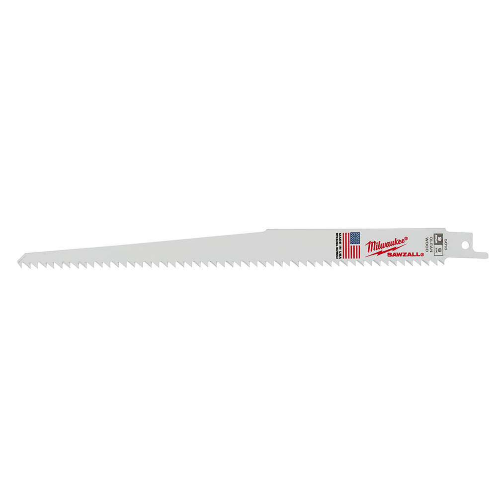 9 in. 6 TPI Fleam Ground SAWZALL Blades 5PK