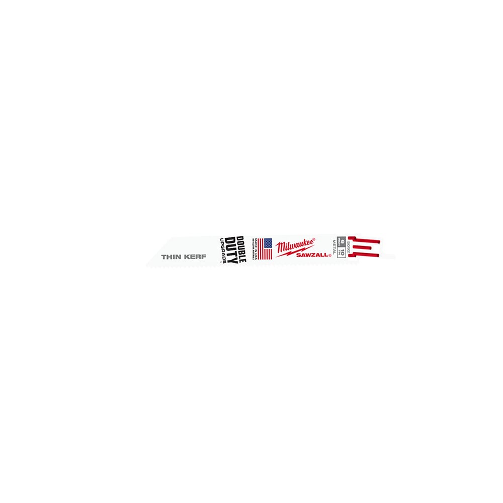6 in. 10 TPI Thin Kerf SAWZALL Blades 5PK
