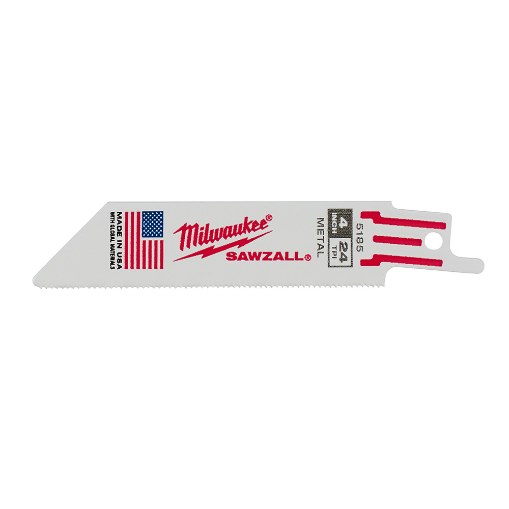 4 in. 24TPI SAWZALL Blade 5PK