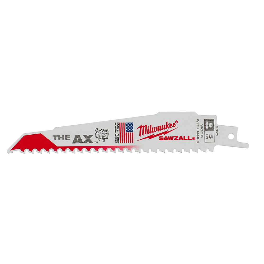 6 in. 5 TPI The Ax SAWZALL Blade 25PK