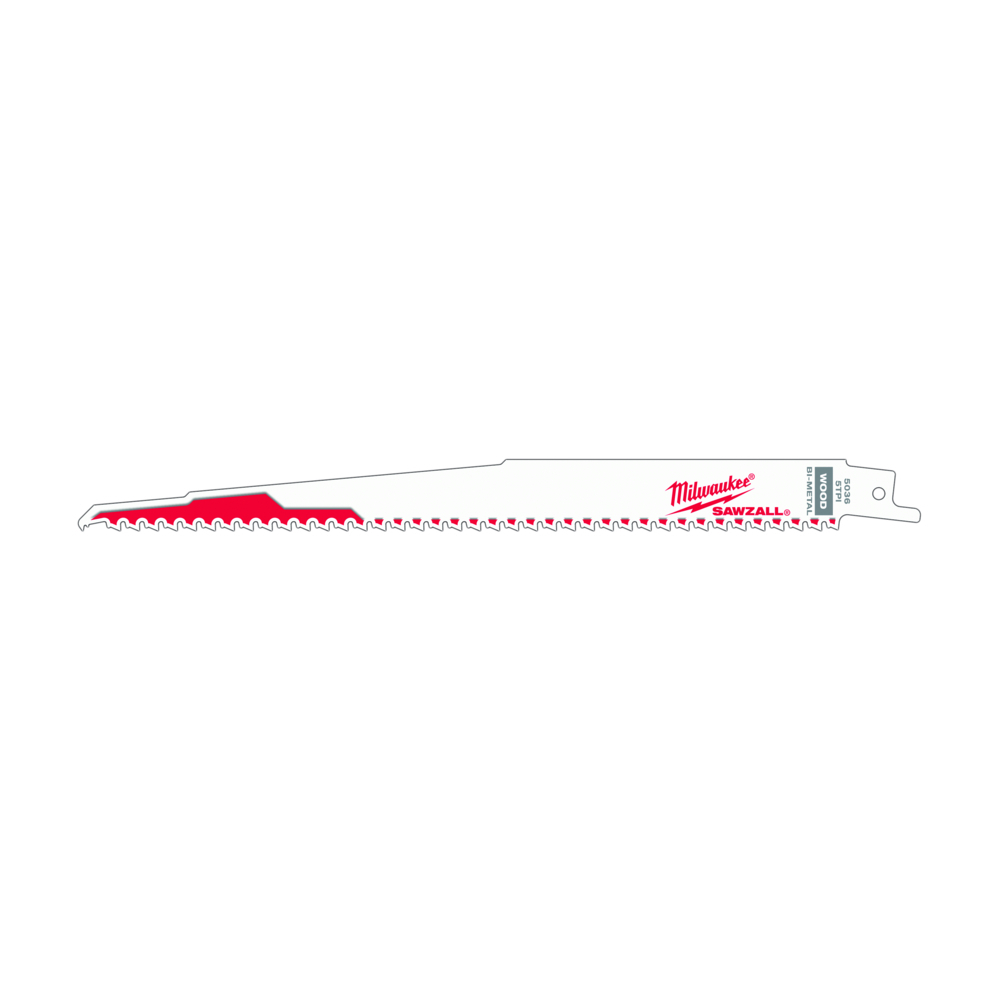 9 in. 5 TPI SAWZALL Blade (50 Pack)