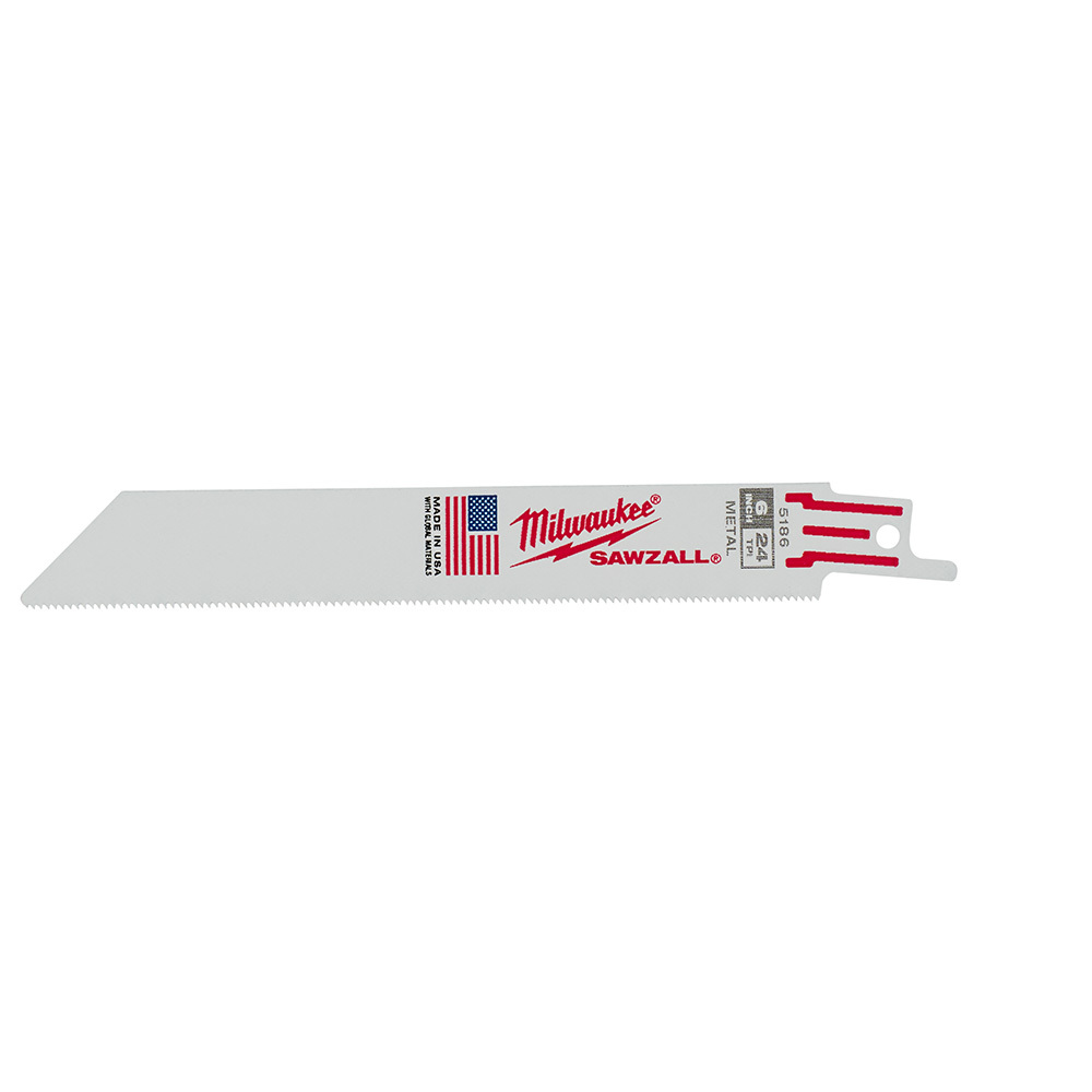 6 in. 24 TPI Thin Kerf SAWZALL Blades (50 Pack)