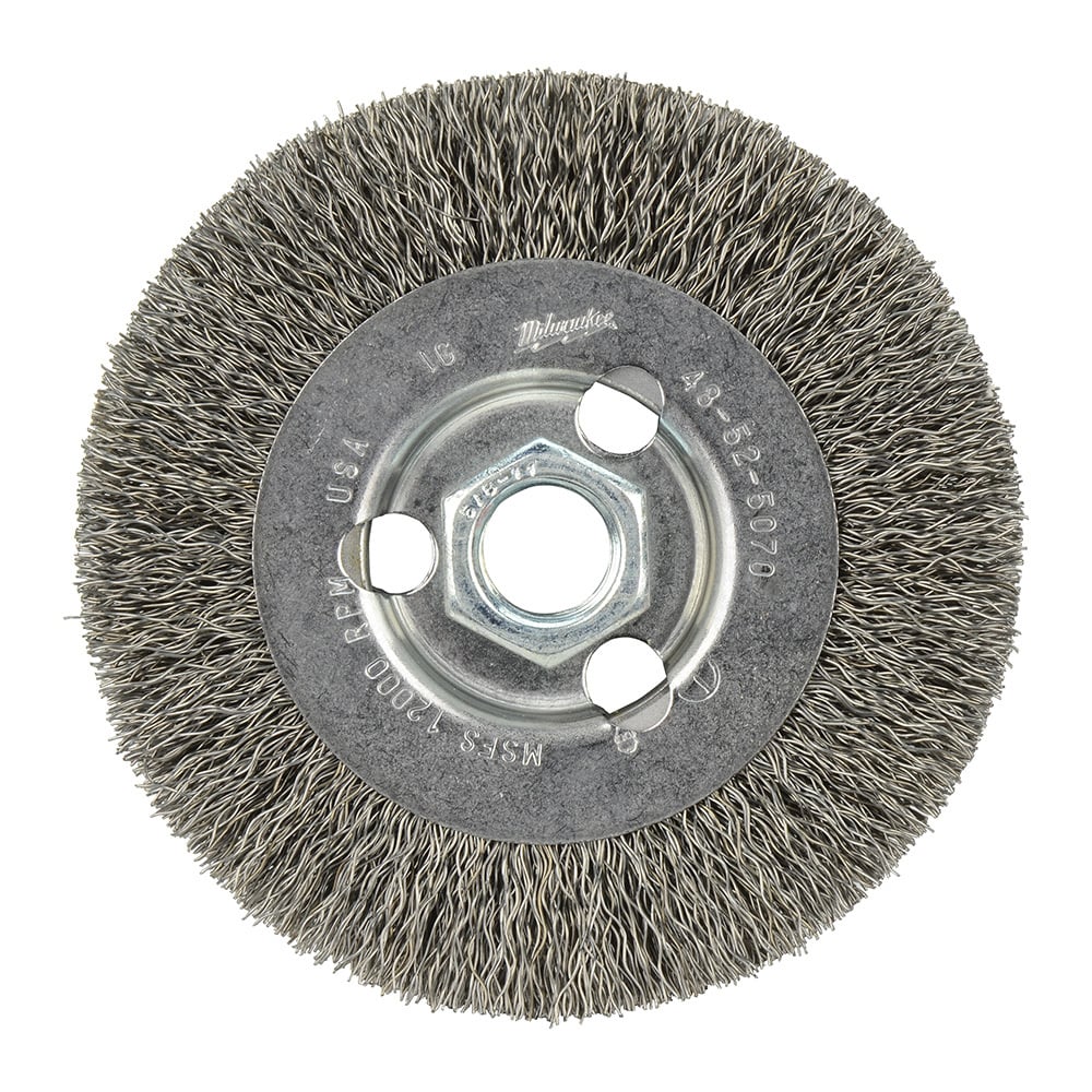 4 in. Radial Crimped Wheel- Carbon Steel