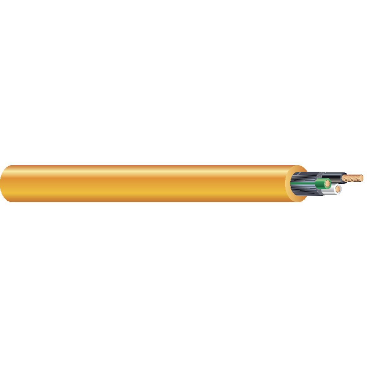 12-65 CU 3/C BLACK/WHITE/GREEN SJTW ORANGE 105C 300V N/F 250 FT