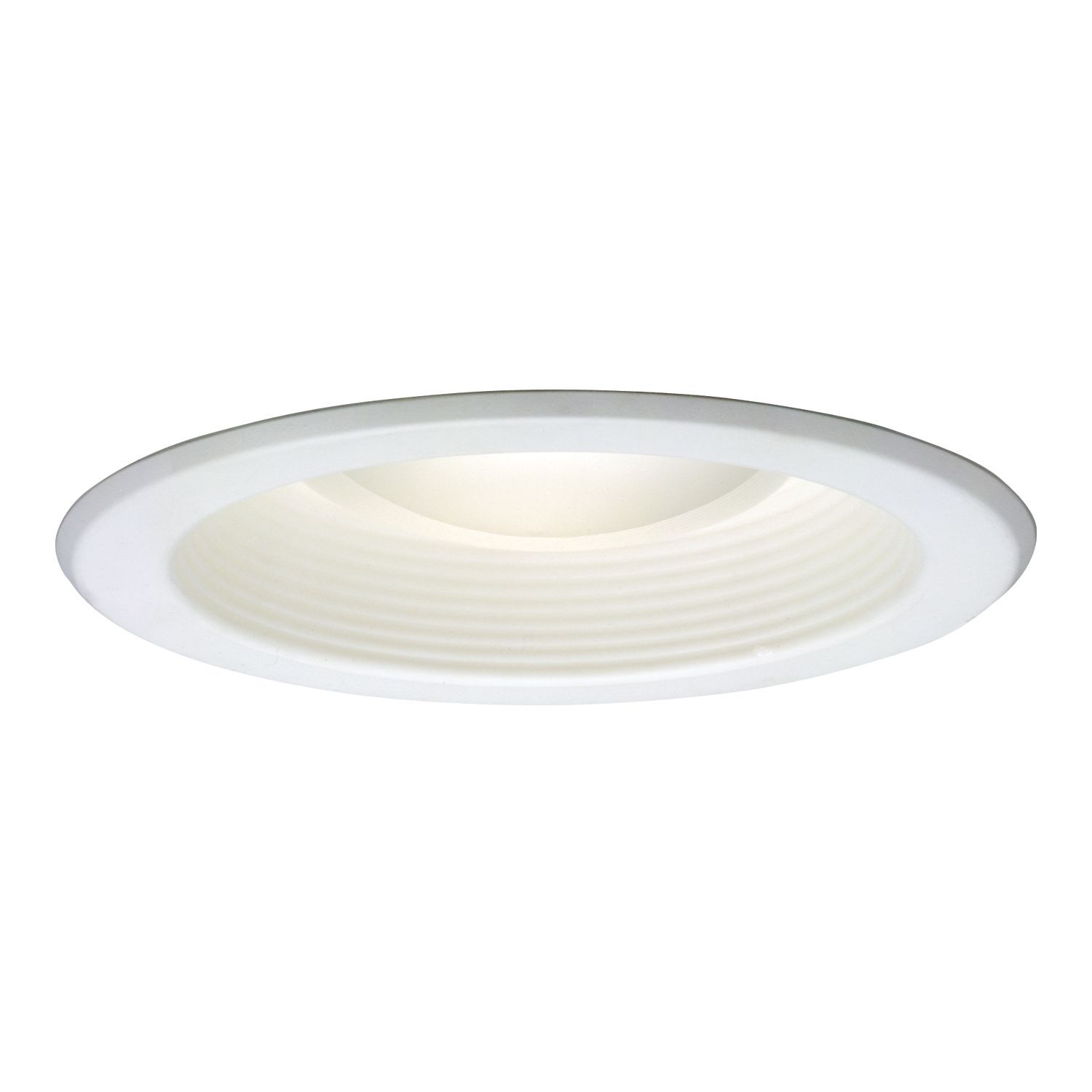 5" Trim Metal Splay Baffle White Trim with White Baffle