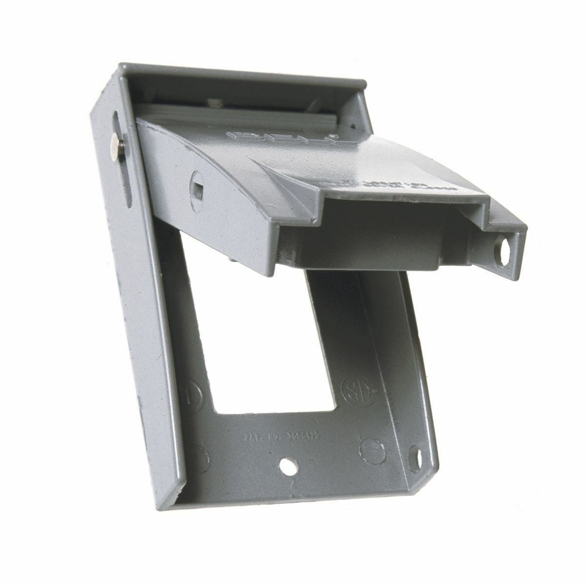 1G RAYNTITE VERTICAL WP COVER GFCI - GRAY