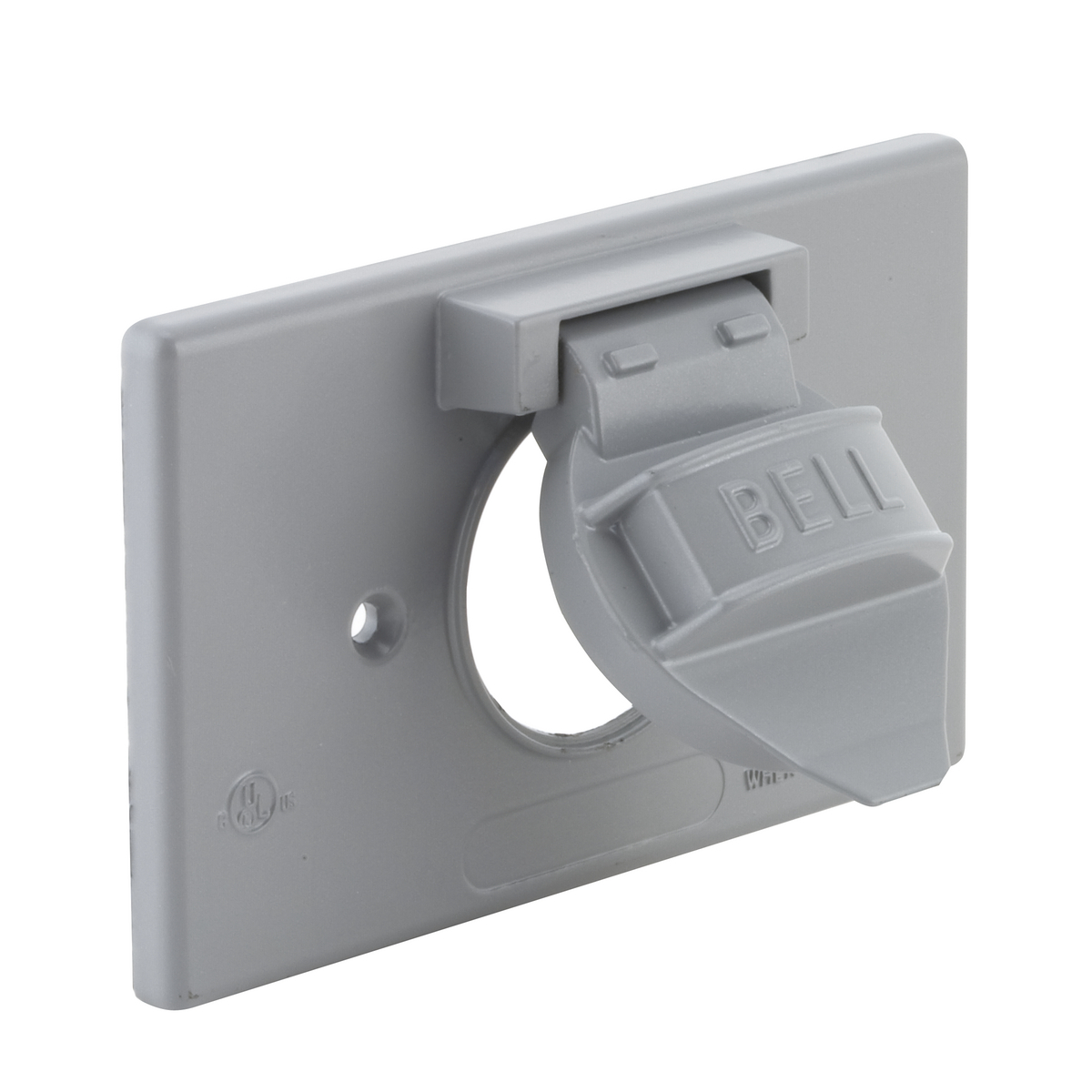 1G HORIZONTAL WP COVER 1.406 DIAMETER - GRAY