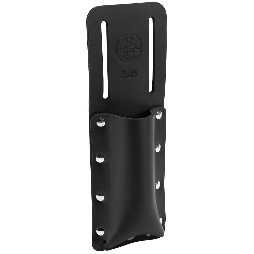 5185 Slotted Knife Holder, Leather, Black