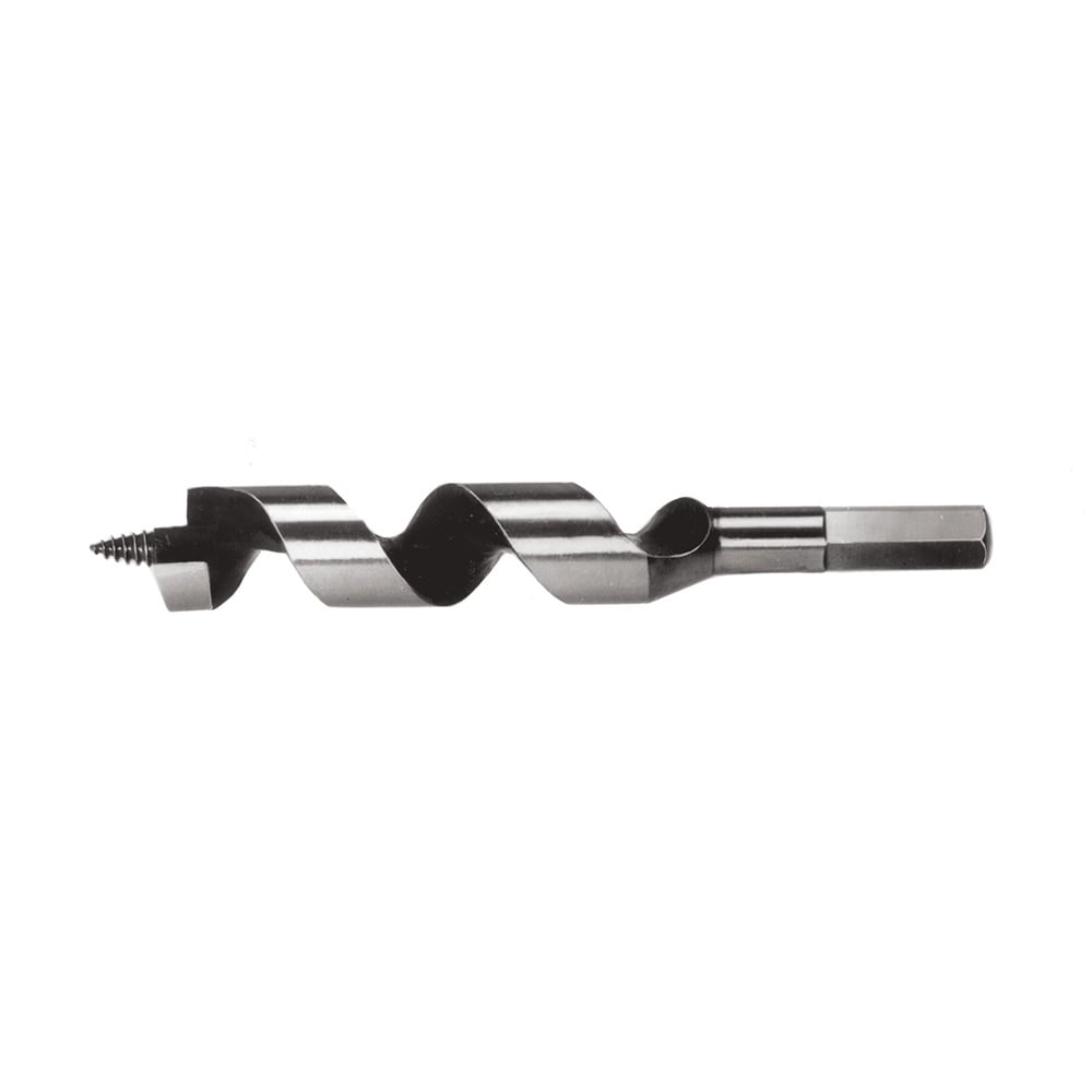 Steel Ship Auger Bit, Screw Point, 1 x 4-Inch