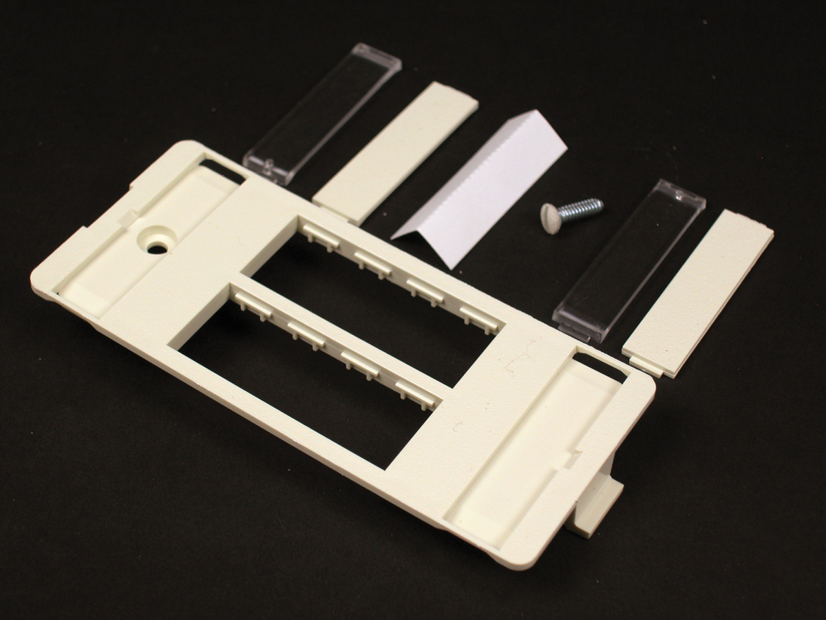 Ortronics; Non-Metallic Faceplate Fitting; White