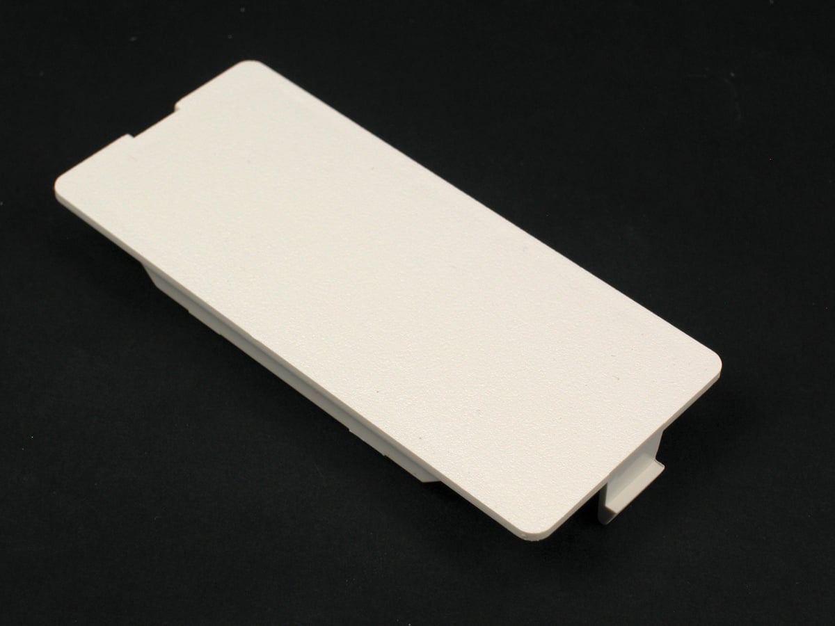 Blank Faceplate; Ivory
