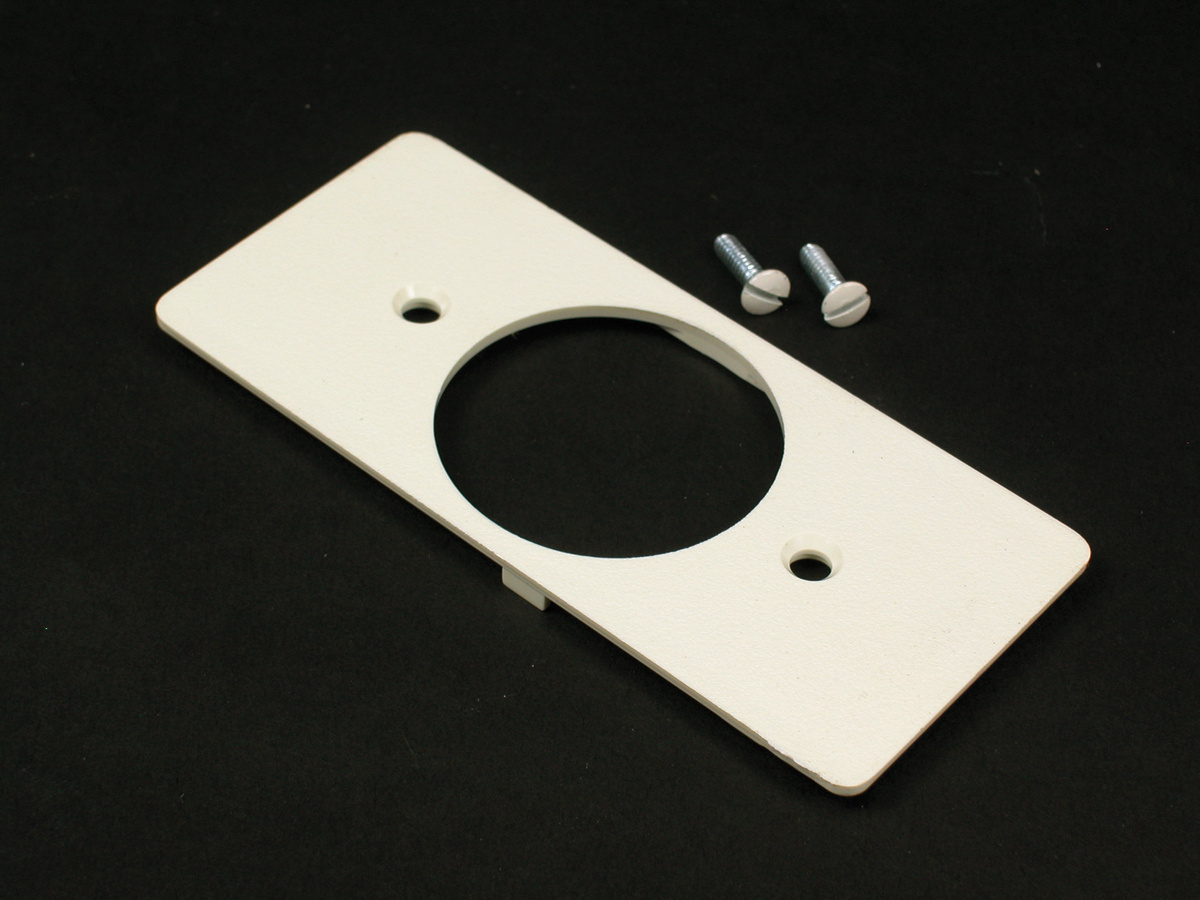 Faceplate, Multi-Channel, Series: 5500/5507, For Use With: Single Receptacle, Raceway, Steel, Gray, 4-1/4 in L x 1-7/8 in W
