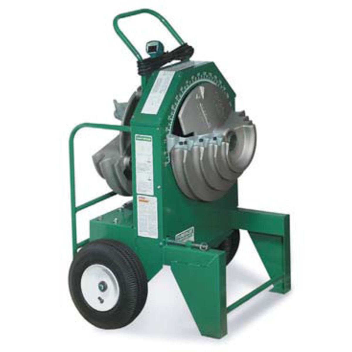 The Classic Series features simple relay controls for easy field repairs, and compact handle design to prevent interference with conduit when bending.  The optional PVC-coated Rigid conduit shoe group can be used on all 555 series benders