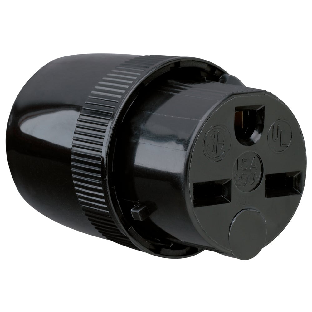 Straight Blade Connector 15amp 250volt Dead Front