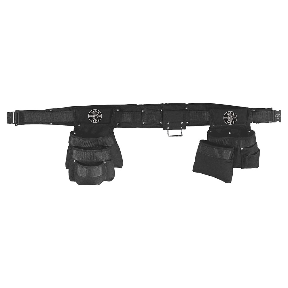 Electrician's Padded Tool Belt/Pouch Combo, 11-Pocket, 4-Piece, M