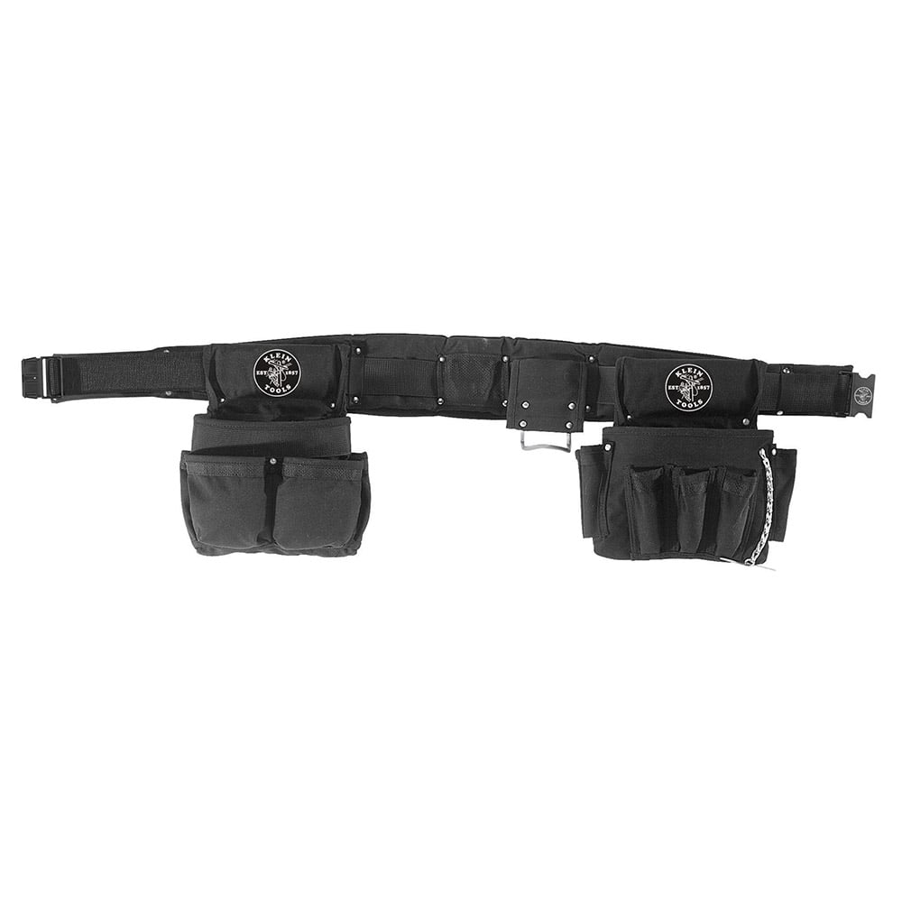 Electrician's Padded Tool Belt/Pouch Combo, 27-Pocket, 4-Piece, L