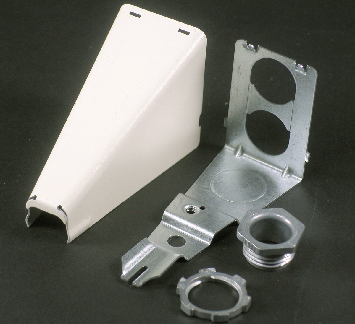Stl Adjust Offset Connector White