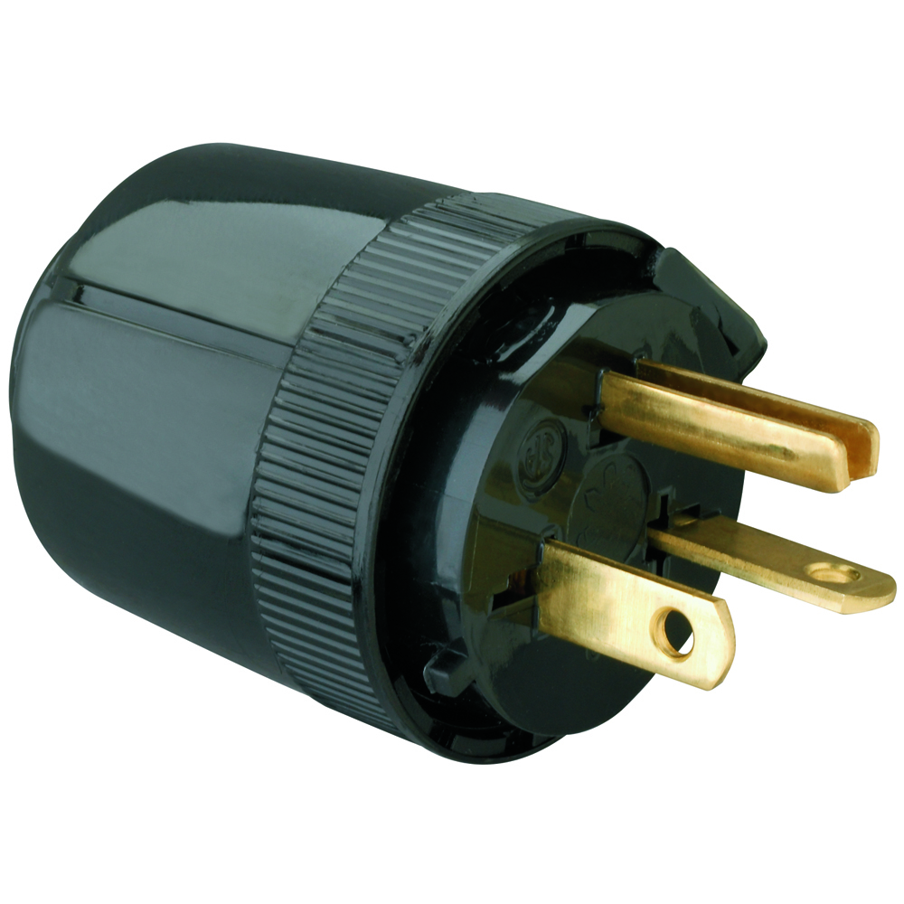 Straight Blade Plug 20amp 250volt Dead Front