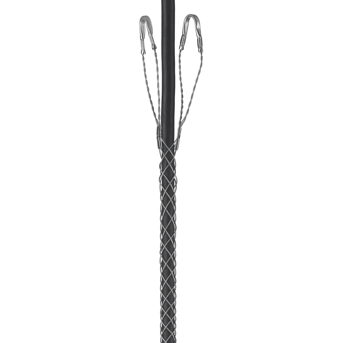 Support Grips, Double Eye, Single Weave, Closed Mesh, Tin-Coated Bronze, 1.00-1.24"