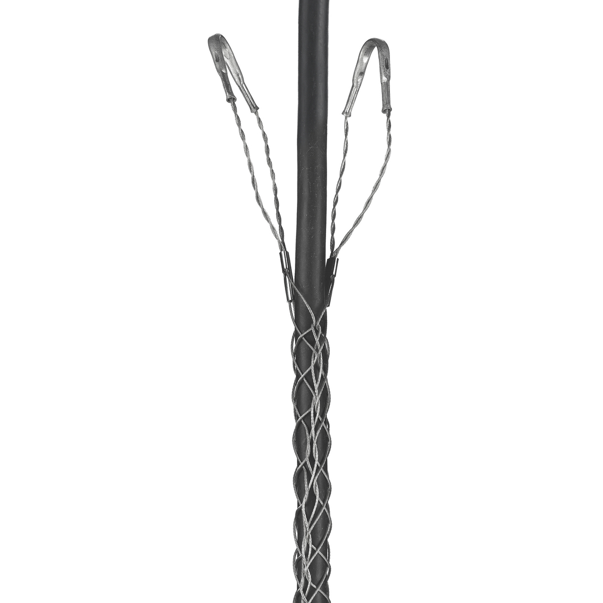 Support Grips, Double Eye, Single Weave, Split Mesh, Lace Closing, Tin-Coated Bronze, 0.75-0.99"
