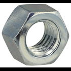 Grade 5 Hex Nut, Steel construction, Zinc Plated Finish, 1/2-13 in. thread size