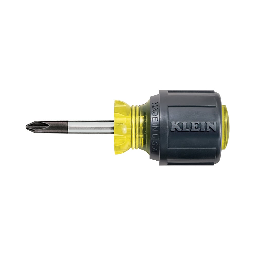 Stubby Screwdriver, #2 Phillips, 1-1/2-Inch Shank