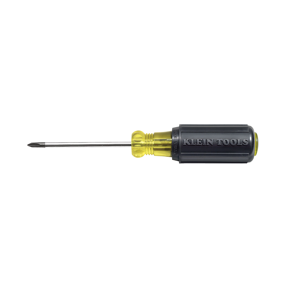 #1 Phillips Screwdriver, 3-Inch Round Shank