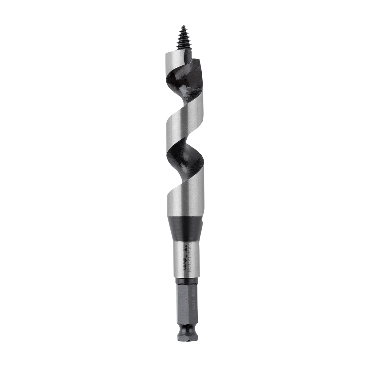 Short Ship Anger Bit, 9/16 in. bit diameter, 7/16 in. shank diameter, Hex shank type
