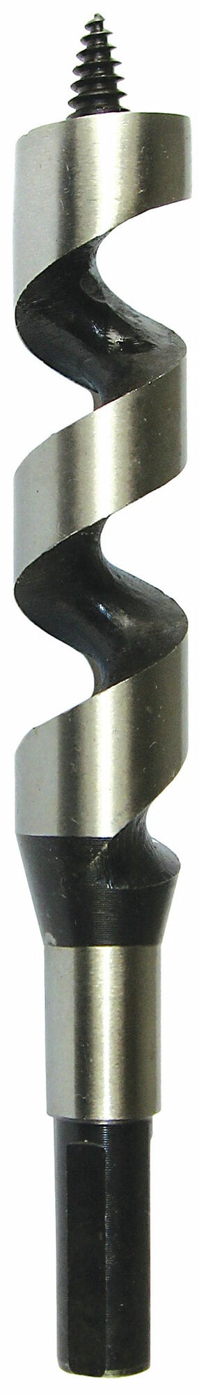 Short Ship Anger Bit, 1-1/8 in. bit diameter, 7/16 in. shank diameter, Hex shank type