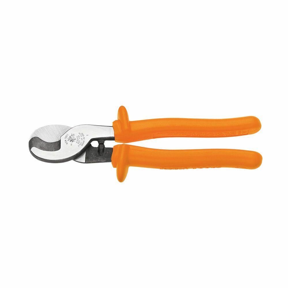 Cable Cutter, Insulated, Insulated Cable Cutters are individually tested to meet or exceed ASTM F1505-16(2021) and IEC 60900: 2018 standards for insulated tools, and clearly marked with the official 1000-volt rating symbol