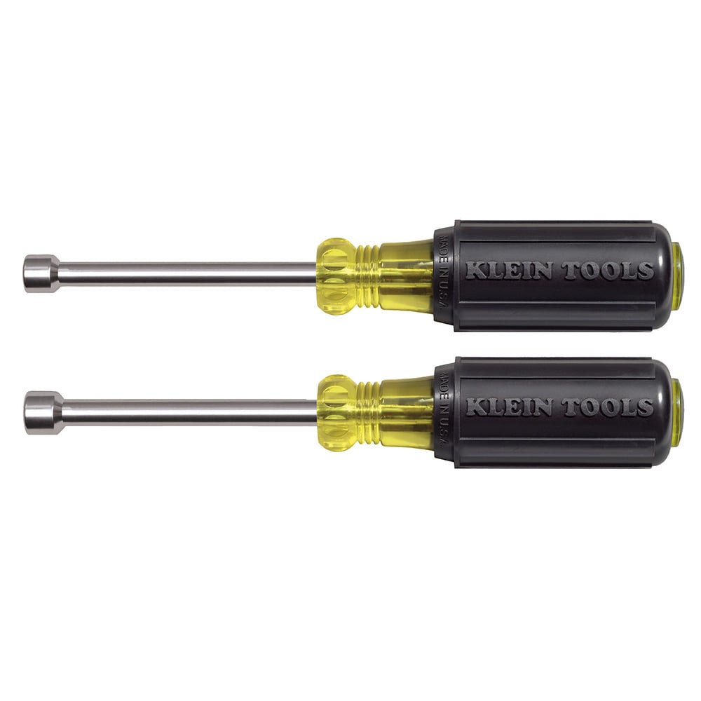 Nut Driver Set, Magnetic Nut Drivers, 3-Inch Shafts, 2-Piece