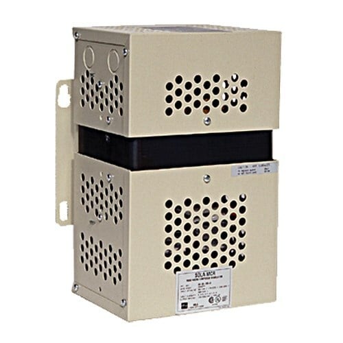 Features:120 DB Common Mode, 60 DB Transverse Mode Noise Attenuation, Galvanic Isolation, Standard:UL (CANADA AND US), UL 1012, CSA, ANSI/IEEE C62.41, Wattage:120VA, Input Voltage: 120/208/240/480, Output Voltage: 120