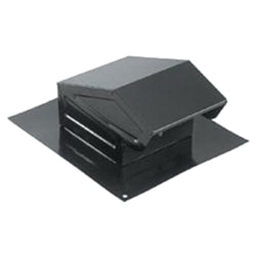 Broan-NuTone Roof Cap, Steel, Black, 3" or 4" Round Duct