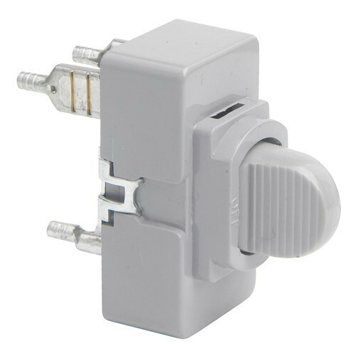Low Voltage Momentary Contact Switch, 3 amp 24 AC/DC, Despard Interchangeable, Gray
