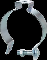 Conduit Hanger with Bolt and  Nut, Fits 5" Rigid/IMC, Zinc Plated