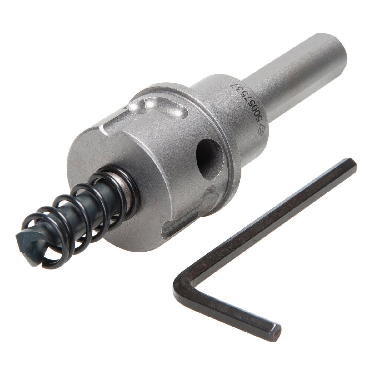 Quick change arbor allows you to change cutter heads with a simple push and a turn use the same arbor for different size cutting heads.