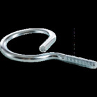 1-1/2" Diameter Bridle Ring, 1/4"-20 Thread, Zinc Plated