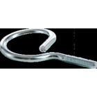 2" Diameter Bridle Ring, 1/4"-20 Thread, Zinc Plated
