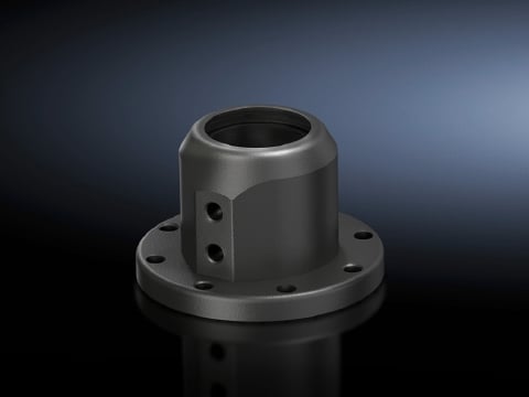 Wall/base mounting bracket, CP 40, steel, color: RAL 7024, produkt group: Used with static loads ranging from 400 to 1800 N. Endless possibilities for combination, with a broad diversity of functions. Reliable cable protection in all applications. Perfect planning tool for fast, safe design of the support arm system to suit your application.