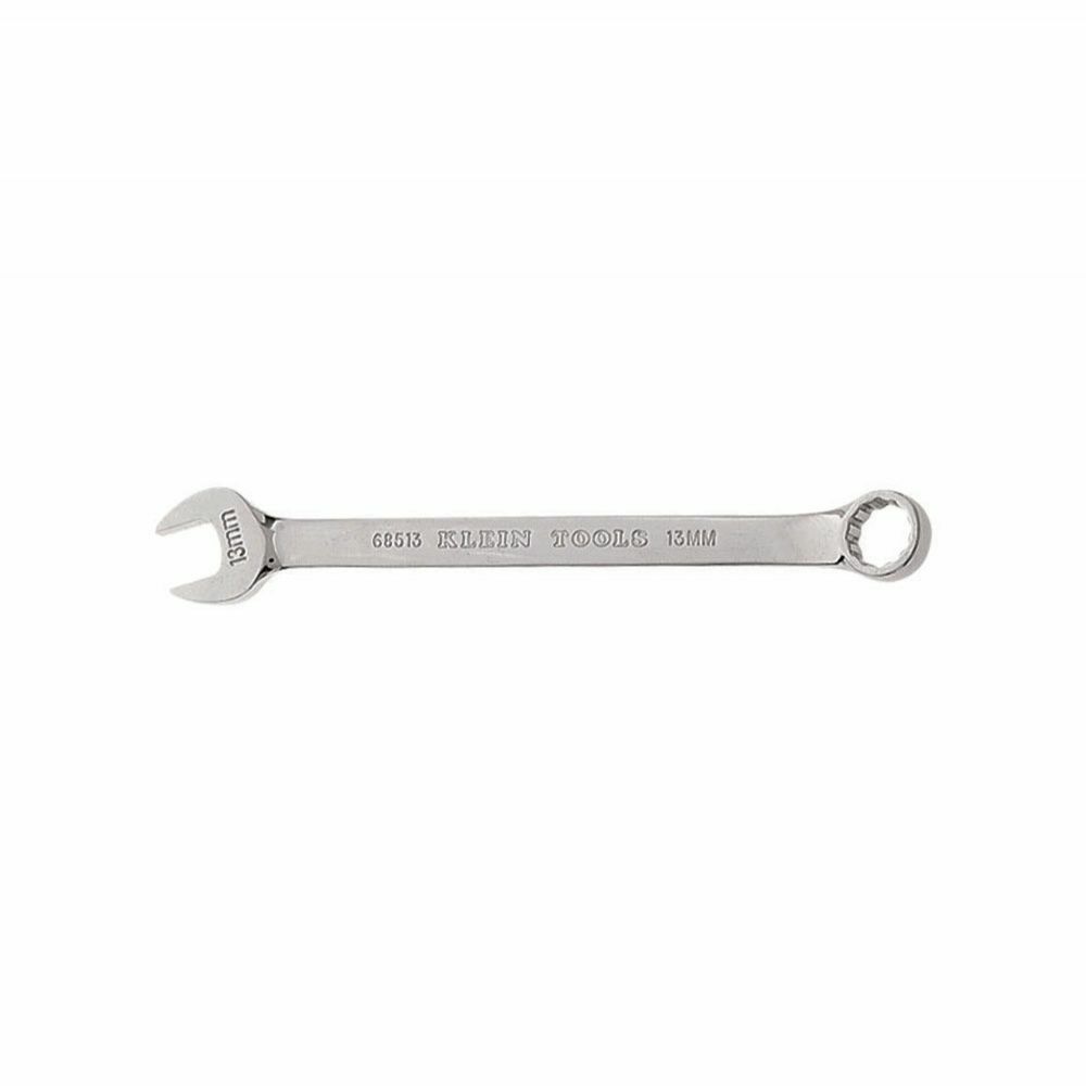 68513 Combination Wrench, 13 mm Wrench, 12 Points, 15 deg Offset, 7-1/8 in OAL, Forged Alloy Steel, Polished Chrome/Nickel Plated