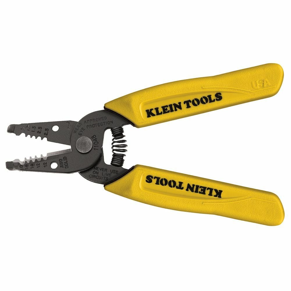 Dual-Wire Stripper/Cutter for Solid Wire, Strips two wires in a single motion