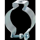 Conduit Hanger with Bolt and Nut, Fits 2-1/2" EMT or 2-1/2" Rigid/IMC, Zinc Plated