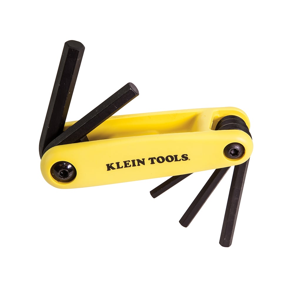 Grip-It Hex Key Set, 5-Key, SAE Sizes