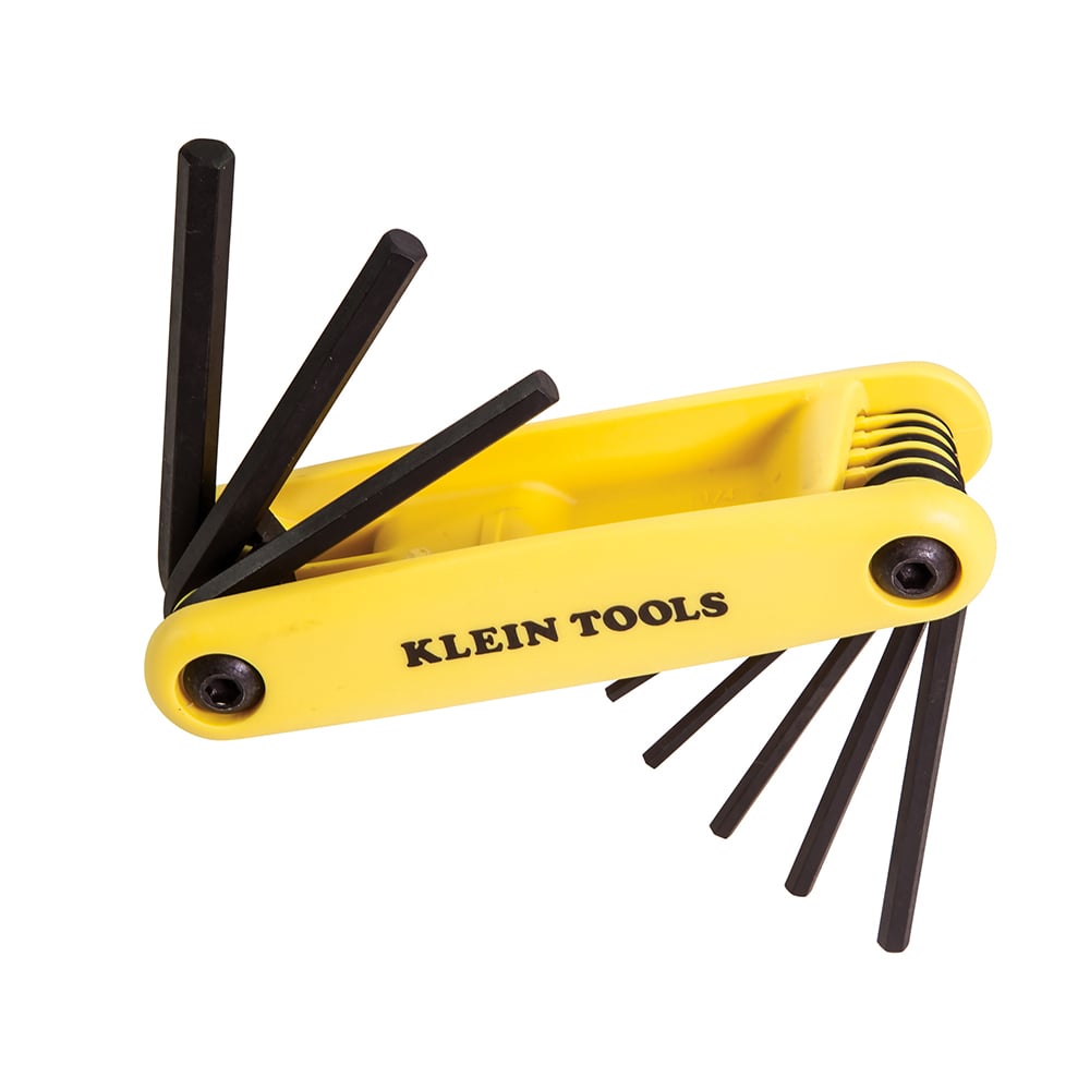 Grip-It Hex Key Set, 9-Key, 4-1/2-Inch Handle, SAE Sizes