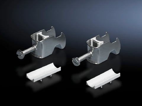 Cable clamps, for C rails