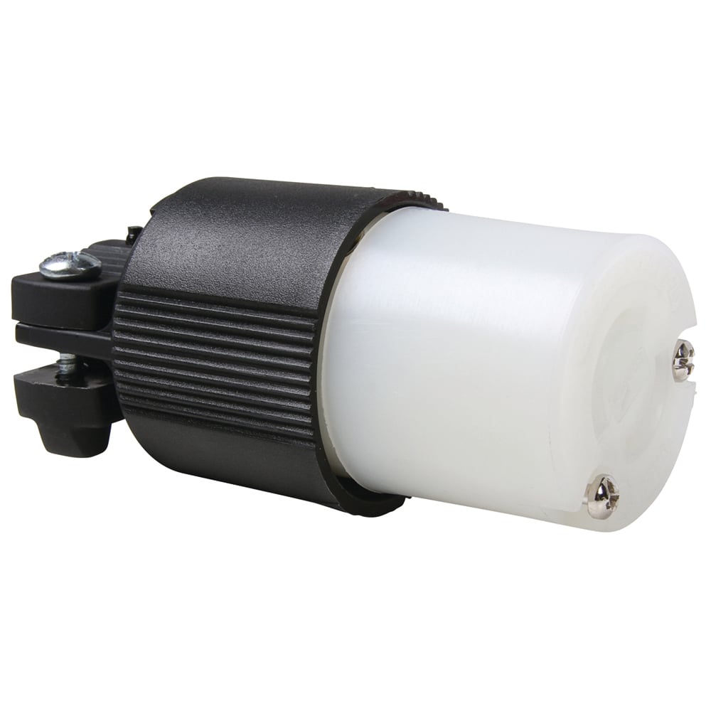 Turnlok Connector Armored 2wire 20amp 250v