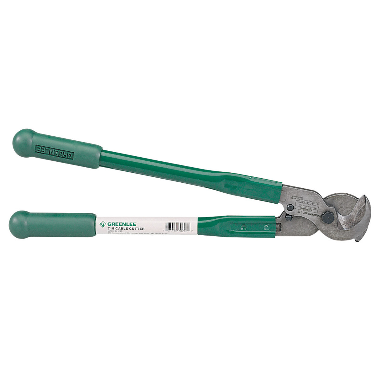 Economical, lightweight, fits easily into tool boxes.  Heat-treated, precision ground, shear action blades.  Steel handles with rubber grips for leverage.  Made in USA.